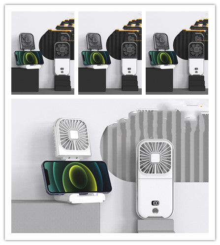 Folding Portable Digital Display Handheld Small Fan.